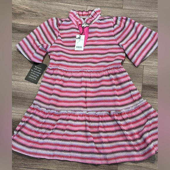 NWT! Tuckernuck Zigzag Knit Stripe Crawford Dress Size XS - Picture 7 of 10